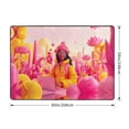 thumbnail image 2 of Area Rugs For Living Room Decor - Digital Nomad Pink Landscape Soft Anti Slip Throw Washable Rugs 5x7 For Bedroom, Indoor Carpet For Bedroom Living Room 80x58In, 2 of 7