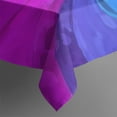 thumbnail image 4 of Rainbow Tie Dye Spiral Pattern Rectangle Tablecloth 60"x102",Waterproof Polyester Rectangle Table Cloth, Wipeable Spillproof Polyester Tablecloth for Dining, Camping, Indoor and Outdoor, 4 of 6