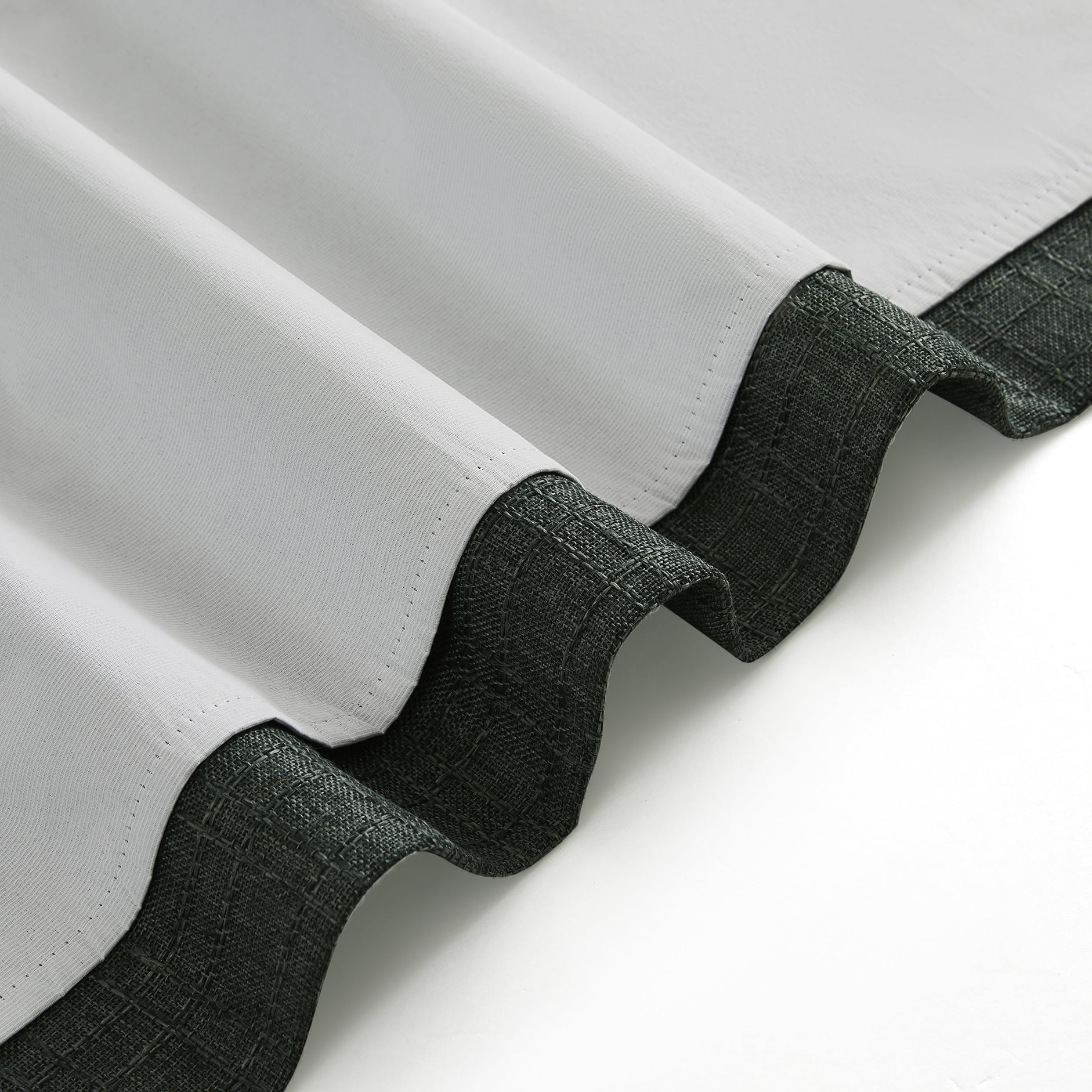 COLTON SUNSHIELD SIGNATURE Blackout Curtains for Living Rooms, Single Curtain Grommet, 50” x 84”, Gray
