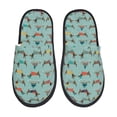 thumbnail image 1 of Balery Dachshund Dog Puppy Pantuflas de Casa de Felpa Silenciosas con Diseño Estampado, Zapatillas Cómodas Antideslizantes de Algodón para Interior-Medium, 1 of 8