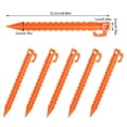 thumbnail image 5 of ZPAQI 10Pcs Campings Anchors Peg Plastic Tent Stake Heavy Dutys Beach Tent Peg Anchors, 5 of 7