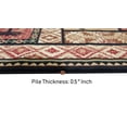 thumbnail image 3 of Handcraft Rugs Cabin Rug  Lodge, Cabin Nature and Animals Area Rug  Modern Stripped Design Cabin Area Rug  Abstract, Multicolor Design Moose/Bear/Footprint 8x10 feet, 3 of 9