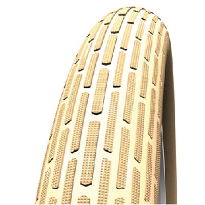 Schwalbe Fat Frank HS 375 Cruiser Bicycle Tire - Wire Bead - 26 x 2.35 (Creme Reflex)