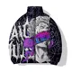 thumbnail image 1 of Ropa de algodón estampada de moda y de moda para hombre, parka personalizada con estampado de diosa Libra, chaquetas para hombre cómodas y cálidas, 1 of 5