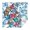 Butterfly Blue Pink, variant on Butterfly Blue Pink Wing Pattern Square Tablecloth,Waterproof Square Table Cover,Wipeable Spillproof Washable Table Cover for Home Kitchen Party Decor 42"X42"(107x107cm)