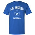 thumbnail image 3 of Los Angeles Classic Baseball Arch Basic Cotton T-Shirt - 2X-Large - Royal, 3 of 6