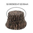 thumbnail image 3 of Odeerbi Bucket Hats for Sun Protection Fishermen Hat for Boys Girls Summer Camouflage Leopard Pattern Hat Outdoor Toddler Kids UV-proof Beach Cap White, 3 of 3