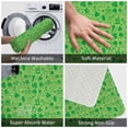 thumbnail image 4 of Xecao St Patrick's Day print Flannel Mat: Non-slip, 16x24in. Ideal for kitchen, bedroom, bath & living room., 4 of 9
