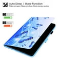 thumbnail image 3 of Dteck Flip Case for All-New Kindle Fire HD 10 2021/Fire HD 10 Plus 2021 (11th Generation), Premium PU Leather Multi-Angle Folio Cover with Card Holder Auto Wake Sleep,03# Blue Butterfly, 3 of 6
