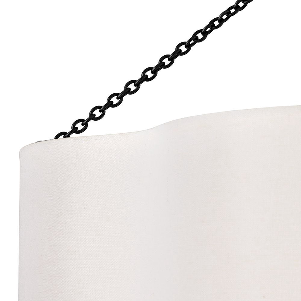 47735BK Hinkley Lighting Gwen - 40W 8 LED Medium Drum Chandelier-27.75 Inch Tall and 32 Inch Wide-Black Finish