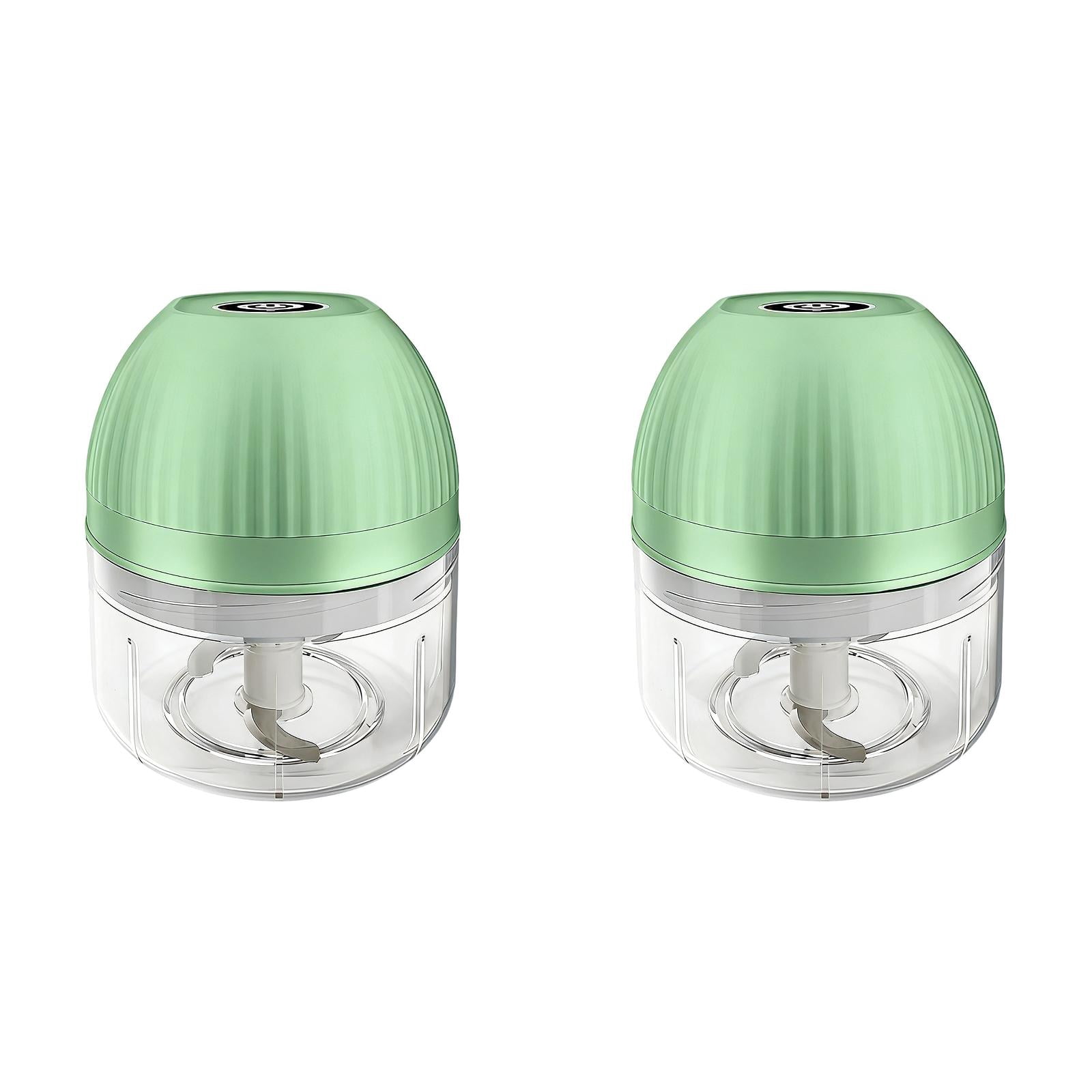 2Pcs Portable Usb Rechargeable Garlic Chopper Cordless Vegetable Chopper 250Ml Mini Food Processor for Onion Meat Herb Grinder Kitchen Tool Ciozy