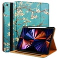 thumbnail image 1 of iPad 10th Generation Case iPad 10.9 Inch Case 2022 with Built-in Pencil Holder, Folio Stand Leather Cover with Multiple Angles & Auto Sleep/Wake for iPad 10.9 Inch, Almond Blossoms, 1 of 7