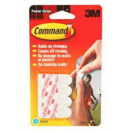 strips command poster 3m hanging adhesive tack supermarket medical exc vat