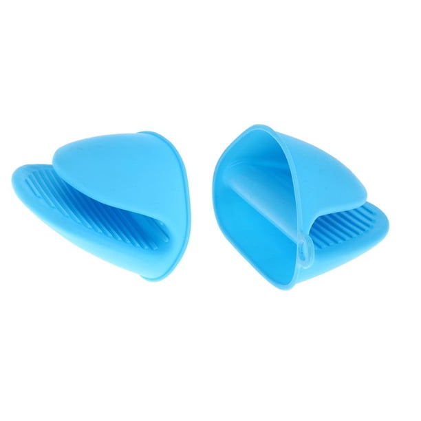 Pinza de agarre de horno de silicona con soporte para olla caliente de 2 piezas