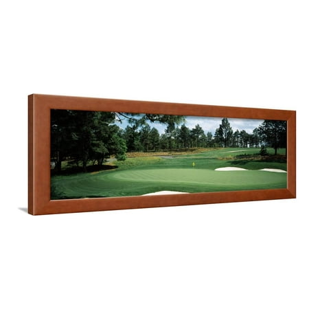 Golf Course, Pine Needles Golf Course, Southern Pines, Moore County, North Carolina, USA Framed Print Wall Art By Panoramic