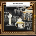 thumbnail image 5 of Red Lantern Black Lacquer Sideboard - Royal Ladies, 5 of 7