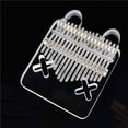 thumbnail image 2 of Maoww Clavier Transparent en Acrylique Kalimba 17 Touches Tuner d'Instrument Marteau Sac de Gig Lapin, 2 of 6