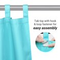 thumbnail image 3 of LAGarden 54"x96" Outdoor Curtain Tab Top Drape UV30+ Garden Pergola Yard Lawn Courtyard Lanai Patio Corridor 20 Pack LAGarden Modern, 3 of 9