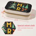 thumbnail image 5 of Christmas Luxurious Velvet Travel Organizer Box with Removable Compartment - Ideal Gift for Jewelry Lovers, Necklace Holders, 5 of 7