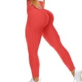 thumbnail image 2 of Women Scrunch Butt Lifting Workout Leggings Textured High Waist Anti Cellulite Yoga Pants, 2 of 6