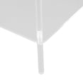 thumbnail image 3 of Riousery Clear Acrylic 2-Tier Side Table, Modern Lightweight Bedside End Table Nightstand for Living Room and Bedroom, 15.7x11.8x19.7 in / 40x30x50 cm, 3 of 5