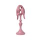thumbnail image 2 of Adorno de pareja de loros, escultura decorativa, colección, regalo único para inauguración de la casa Pink 87x85x27cm, 2 of 9