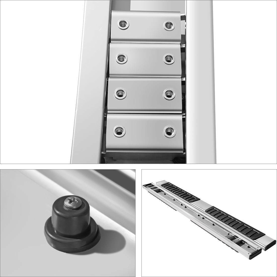 RVNI Running Boards for 2009 2010 2011 2012 2013 2014 Ford F150 Super Crew Cab 6 in Side Step Nerf Bars S/S Stainless Steel
