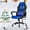 Blue, variant on XF XINFENG Gaming Ergonomic Office Chair, 250lbs Capacity PU Leather Computer Chair with Lumbar Massage, Height Adjustable 360° Swivel Racing Chair, White
