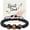 Best Dad, variant on Bracelet for Dad Son, Black Beaded Rope Bracelets - Christmas Birthday Graduation Father's Day Gift Ideas for Father Son, Adjustable