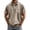 Khaki, variant on Gyexs Polo Shirts for Men Textured Knit Botton Stretchy Collar Shirt Casual Business Regular Fit Collar Golf Shirts Summer Clothes Grey, Size M