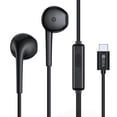 thumbnail image 1 of Audífonos in ear con micrófono 1Hora AUT124 conexión usb tipoc, alámbricos, negro, 1 of 3