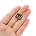 thumbnail image 4 of Uxcell Small Butt Hinges 5/8 Inch, Jewelry Box Hinge with Screw for Jewelry Wooden Boxes, Brown 10 Pack, 4 of 6