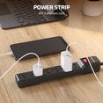 thumbnail image 3 of DEWENWILS 2-Pack Power Strip Surge Protector,  6-Outlet Power Strip with 6ft Long Extension Cord, New, 3 of 6