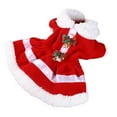 thumbnail image 1 of Disfraz De NaviDad Para Perros, Vestido Navideño Cálido De Cachorros, Lindo AtUendo De NaviDad Con Campanas, Ropa De Poliéster Suave Para La Fiesta De Invierno Cosplay, 1 of 7