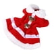 thumbnail image 1 of Lindo Vestido Navideño Para Perros Con Collar De Muñeca, Grueso Y Cómodo, Cálido Disfraz Navideño, Fácil De Usar, Para Fiesta De Cachorros Y Cosplay, 1 of 7