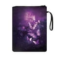 thumbnail image 2 of HELLHERO Purple Butterfly 1pcs Book Cover Sleeve Pouch with Washable Classic Reusable Christian Bag with Zipper for Friend Carrying Book Case Book Organzoer Holder, 2 of 8