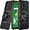Black, variant on Thousandgear ThousndGear Compatible for Cricket Outlast Case, Att Jetmore Case with Tempered Glass Screen Protector,Ring Kickstand,Military Grade Heavy Duty Shockproof Protective Cover (Green)