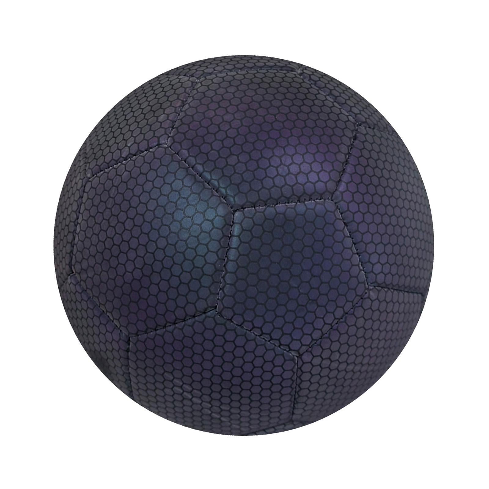 Baoblaze Holographic Reflective Soccer Ball Professional Luminous Official Match Ball