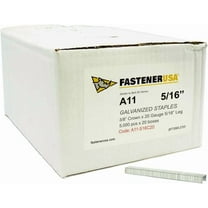 5/16" Leg x 20GA GALV A11/T50 Staples 100,000ct | A11-516C20