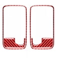thumbnail image 2 of Real Bright Soft Car Interior Carbon Fiber Sticker Decoration4Pcs Red Carbon Fiber Interior Door Handle Cover For Dodge ChallengerAuto Car Protection Interior Accessories, 2 of 8