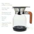 thumbnail image 2 of Primula Park Glass Coffee Dripper with Stainless Steel Filter,  36oz, 2 of 8