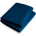 thumbnail image 5 of Bare Home Flannel Pillowcase Set, 100% Cotton, Heavyweight, Standard, Set of 2, Dark Blue, 5 of 5