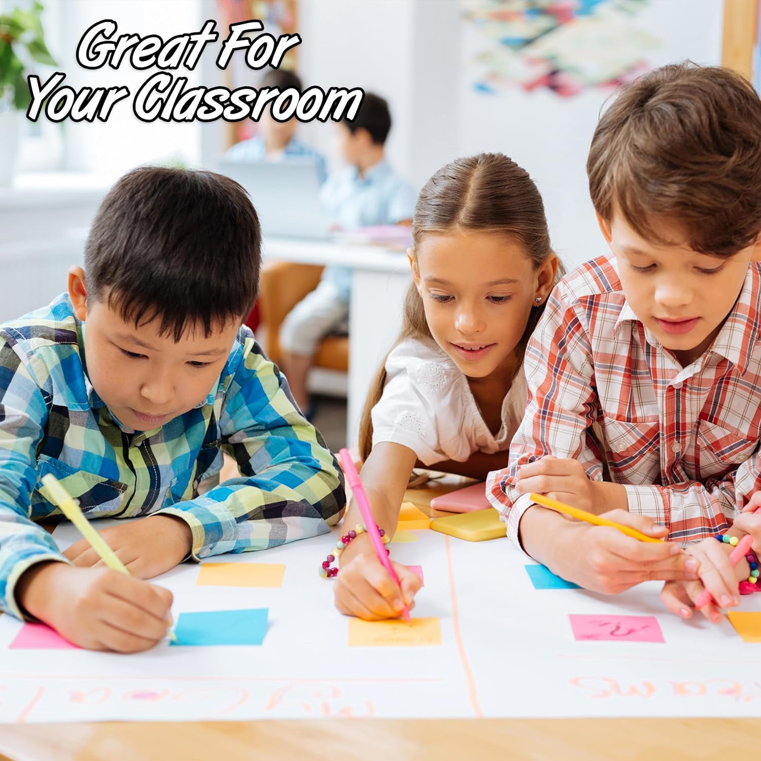 E-CLIPS USA White Poster Board 22”x28” Poster Board for Presentations & School Supplies, 100-Pack