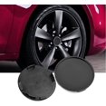thumbnail image 1 of czcpp-GTOWNWORKS 4PCS 76mm(2.99in)/72mm(2.83in) Wheel Hub Center Caps Black ABS Plastic, 1 of 4