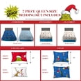 thumbnail image 3 of Juego de ropa de cama Franco Grinch de Dr. Seuss Holiday Queen Size, 3 of 6