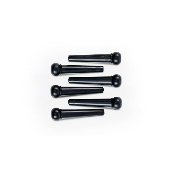 Taylor Plastic Bridge Pins Black 6 Pack