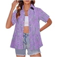 thumbnail image 1 of Lata de Agua para Plantas, Flores Casuales de Moda Y Plantas Impresas Camiseta de Manga Corta Top Hecha de Poliéster Ligero para Mujeres, Pantalones Cortos de Mujer, 1 of 4