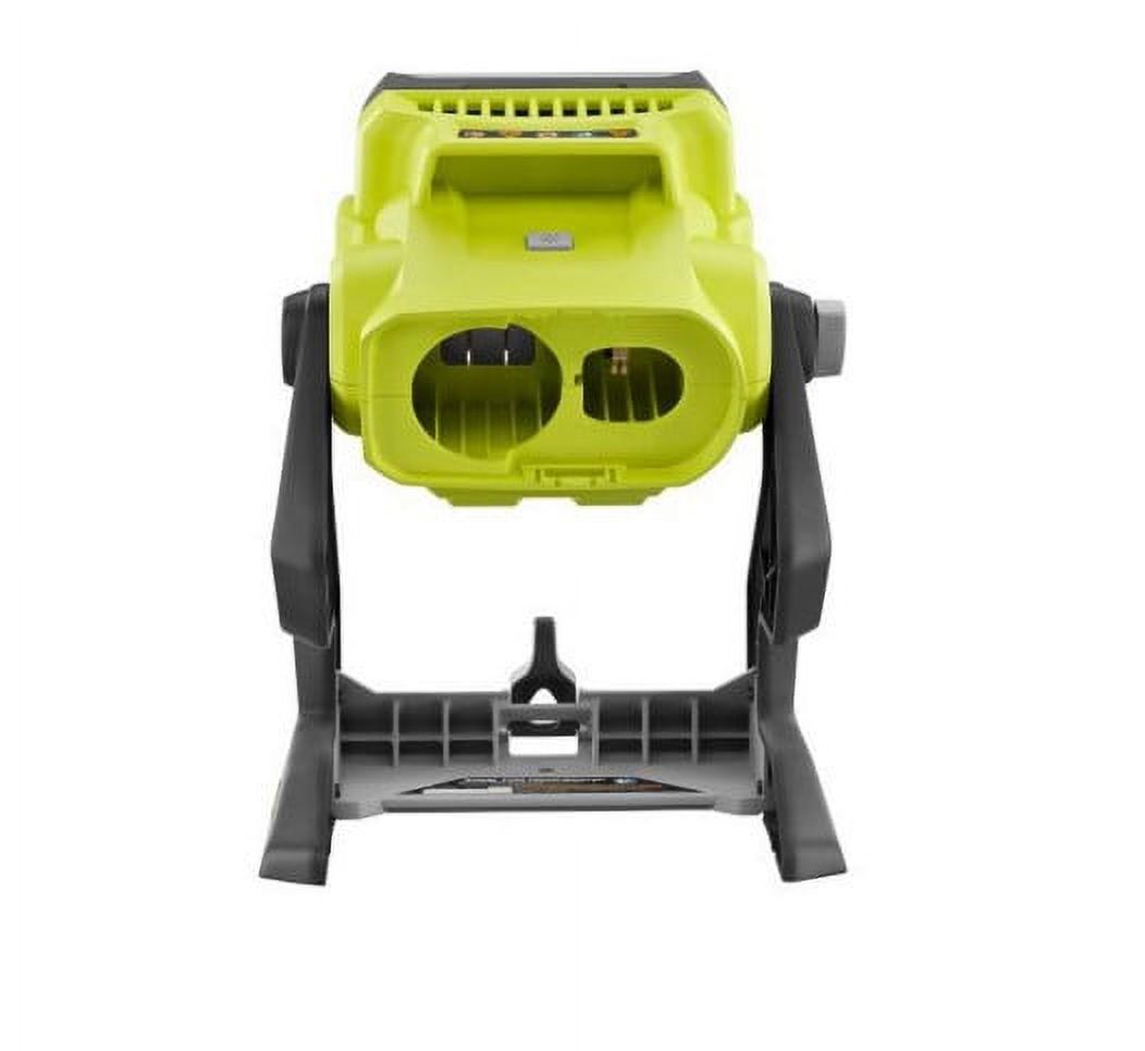 Ryobi P721 One+ 1800 Lumen 18V Hybrid AC and Lithium Ion Powered Flat  Standing LED Work Light with Onboard Mounting Options (Battery and Extension  Cord Not Included Light Only)