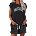 thumbnail image 1 of Women's Stylish Shorts Suit For Daily Wear With Drawstring Design And Casual Fit Perfect For Spring And Summer, 1 of 4