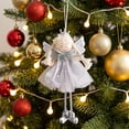 thumbnail image 6 of Christmas Angel Doll Pendant, Plush Hanging Ornament, Tree Decoration Festival Gift for Home Use, 6 of 6
